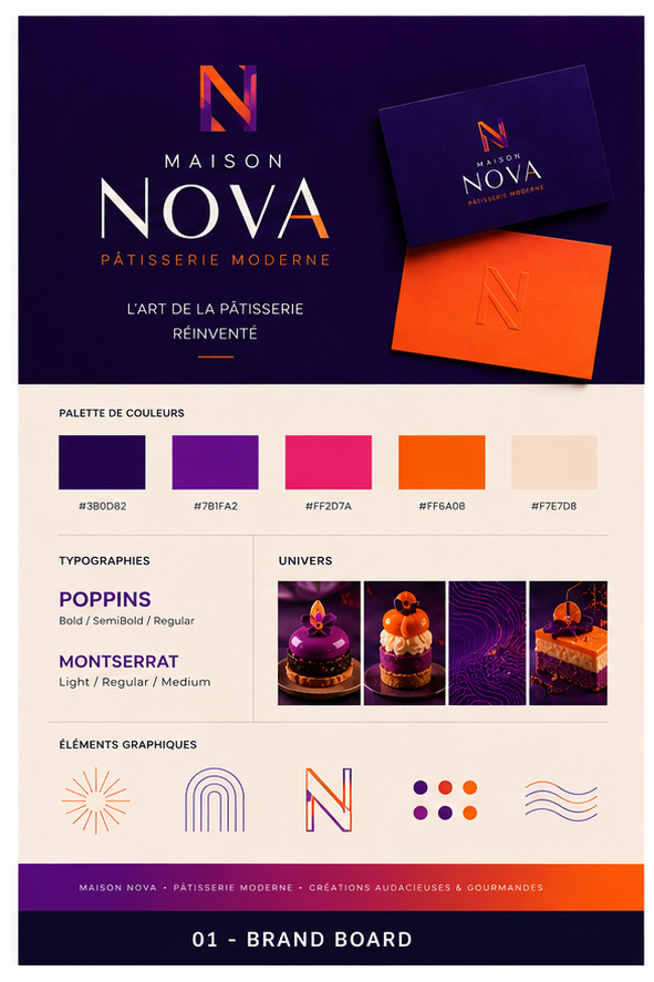 Brand board Maison Nova
