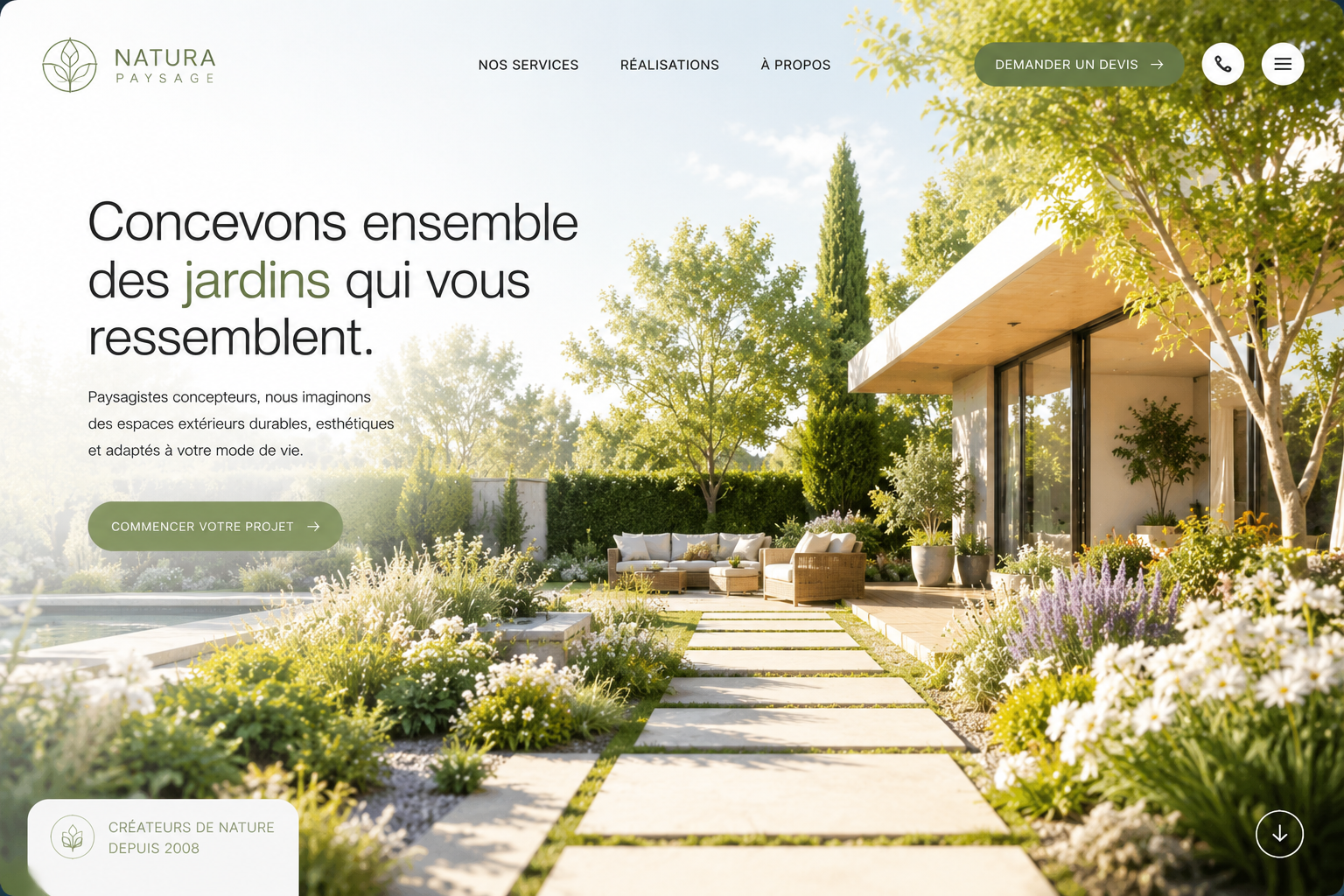 Site paysagiste