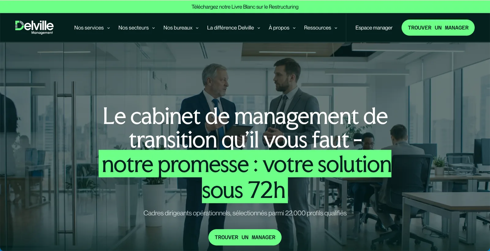 Projet web Delville Management